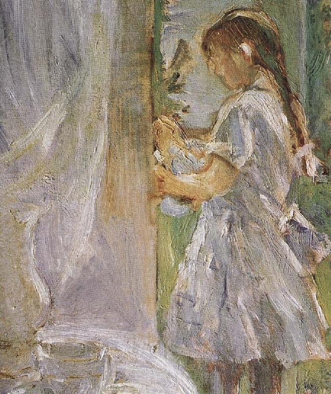 Berthe Morisot Detail of At the little cottage France oil painting art